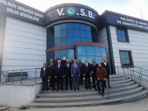 Tekirda Milletvekilimiz Sayn Mustafa YEL Veliky OSB Blge Mdrlmz ziyaret etti.